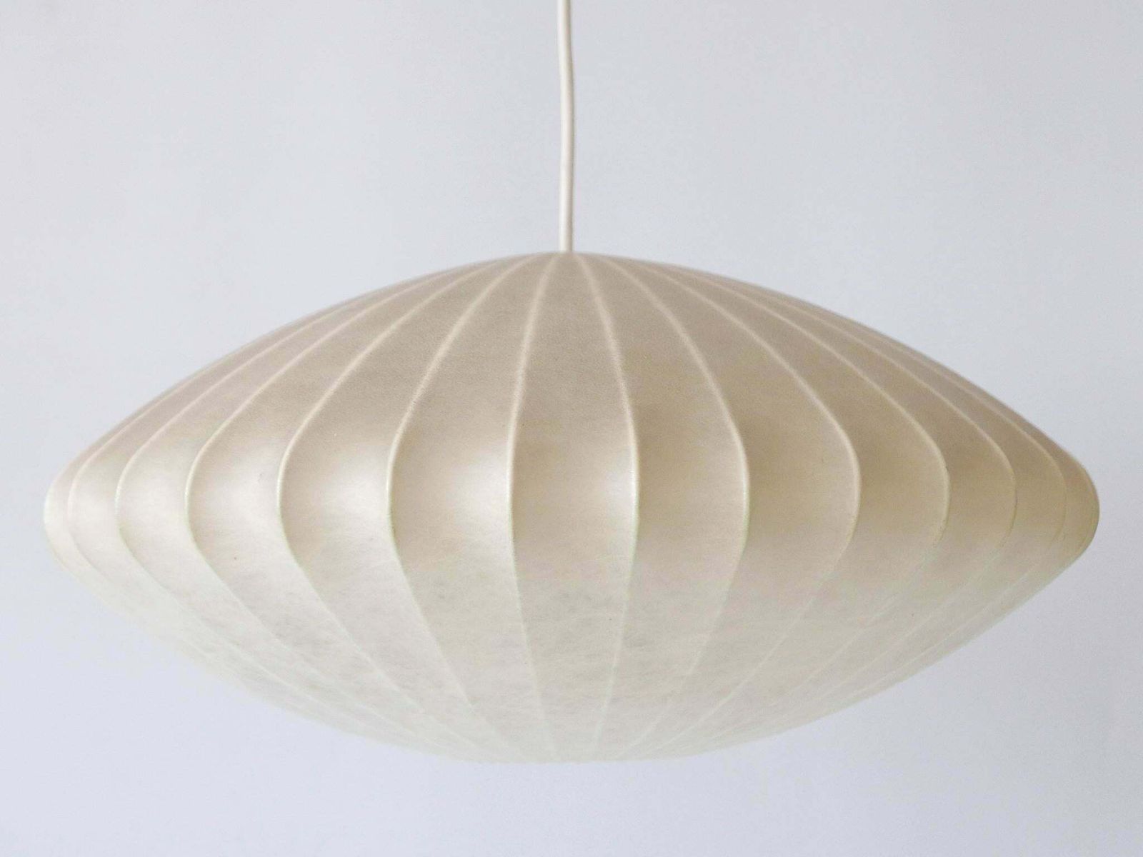 Rare Mid Century Modern Cocoon Pendant Lamp Or Hanging Light By Goldkant 1960s photo buy