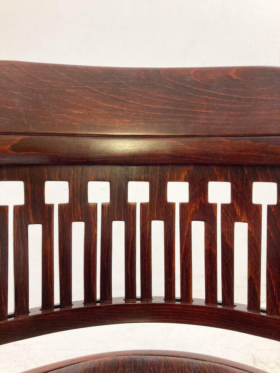 Bentwood Office Chair Otto Wagner For Thonet, 1930s photo Furniture
