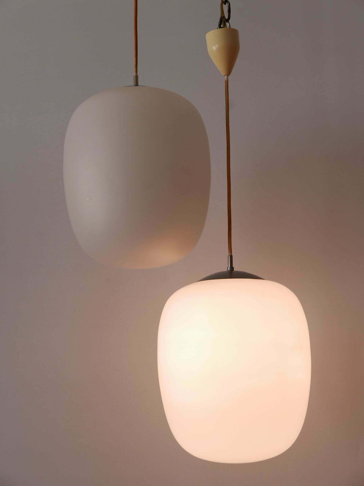1 Of 2 Pendant Lamp Düren By Wilhelm Wagenfeld For Peill & Putzler Germany 1950s