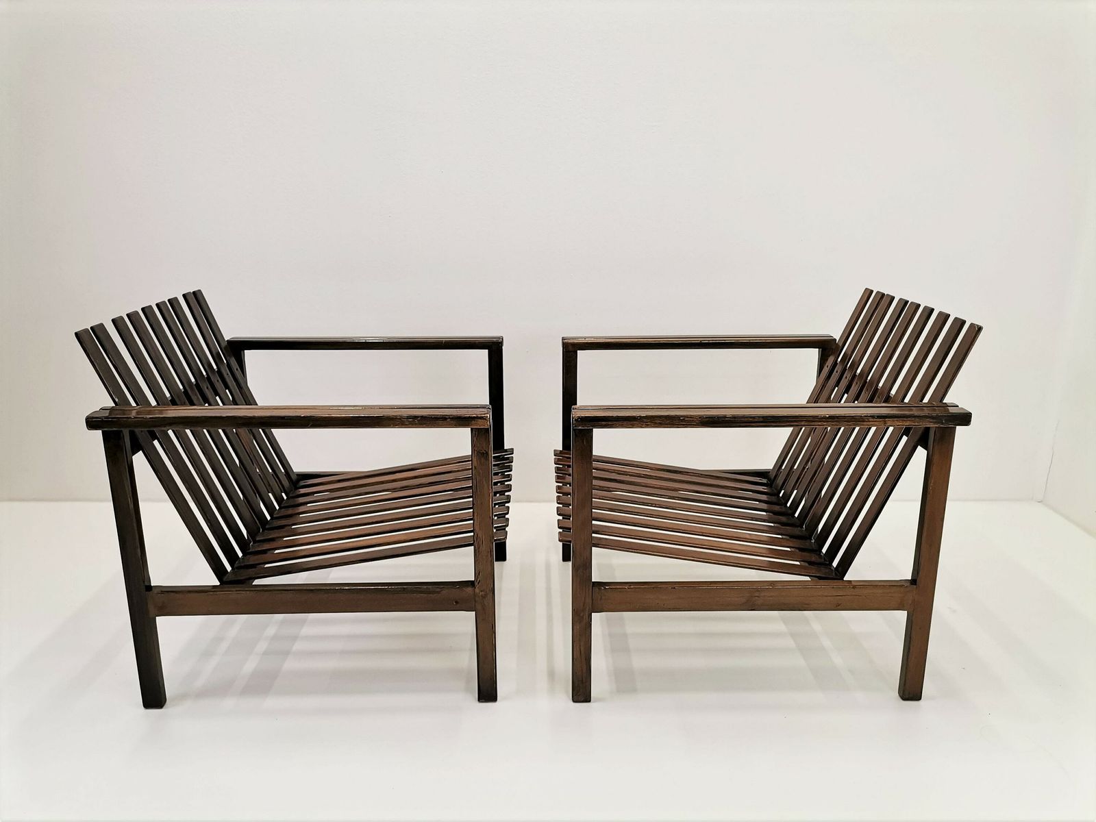 1 Of 2 Vintage Wooden Lounge Chairs Designed By Niko Kralj / Industrial Design From 70s Yugoslavia / Mid Century Modern Armchair