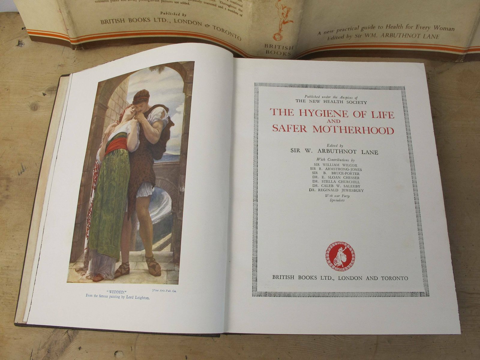 The Hygiene Of Life And Safer Motherhood Edited By W M Arbuthnot Lane. First Edition, With Original Dust Cover, 1934 photo for sale