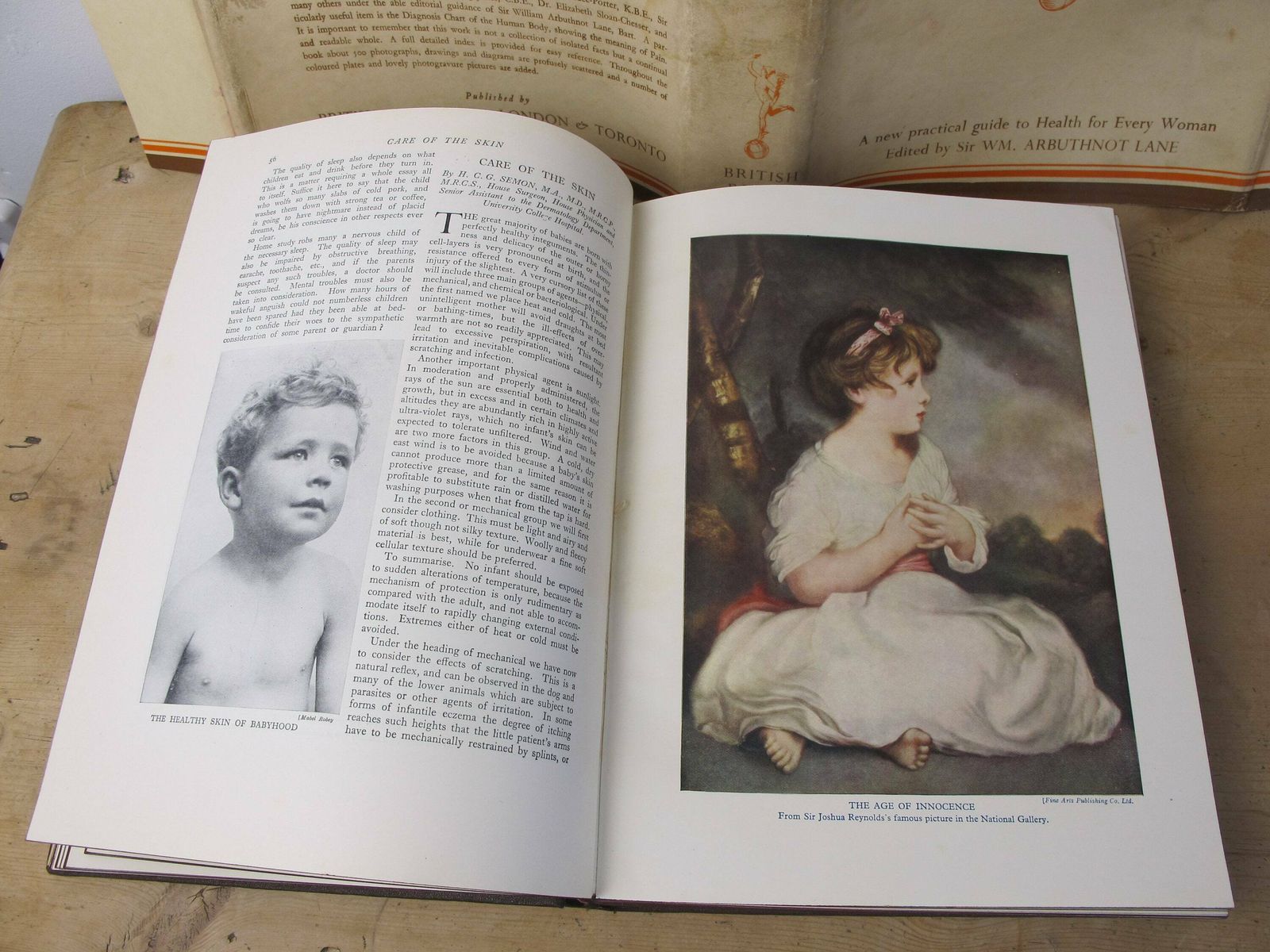 The Hygiene Of Life And Safer Motherhood Edited By W M Arbuthnot Lane. First Edition, With Original Dust Cover, 1934 photo vinterior