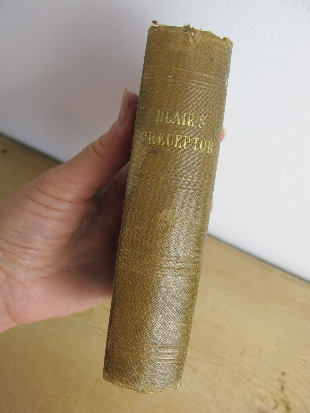 photo furniture Blair's Preceptor Or General Grammar Of Arts, Sciences, And Useful Knowledge. Antique Education Book From 1830s, With Lots Of Engravings