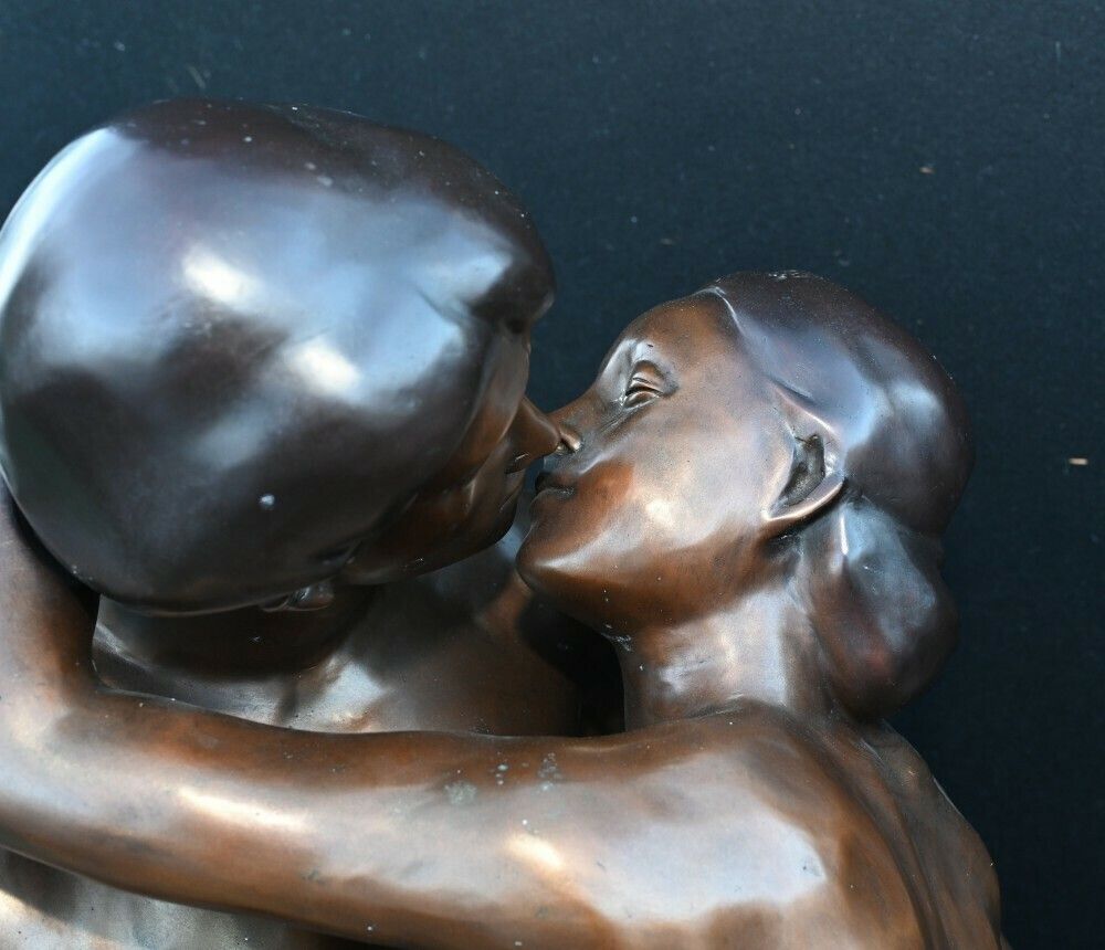 Lifesize Bronze The Kiss Statue After Rodin Garden Casting photo Art