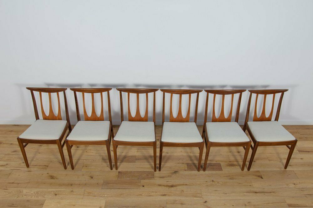 Brasilia Dining Chairs From G Plan, 1960s, Set Of 6 photo for sale
