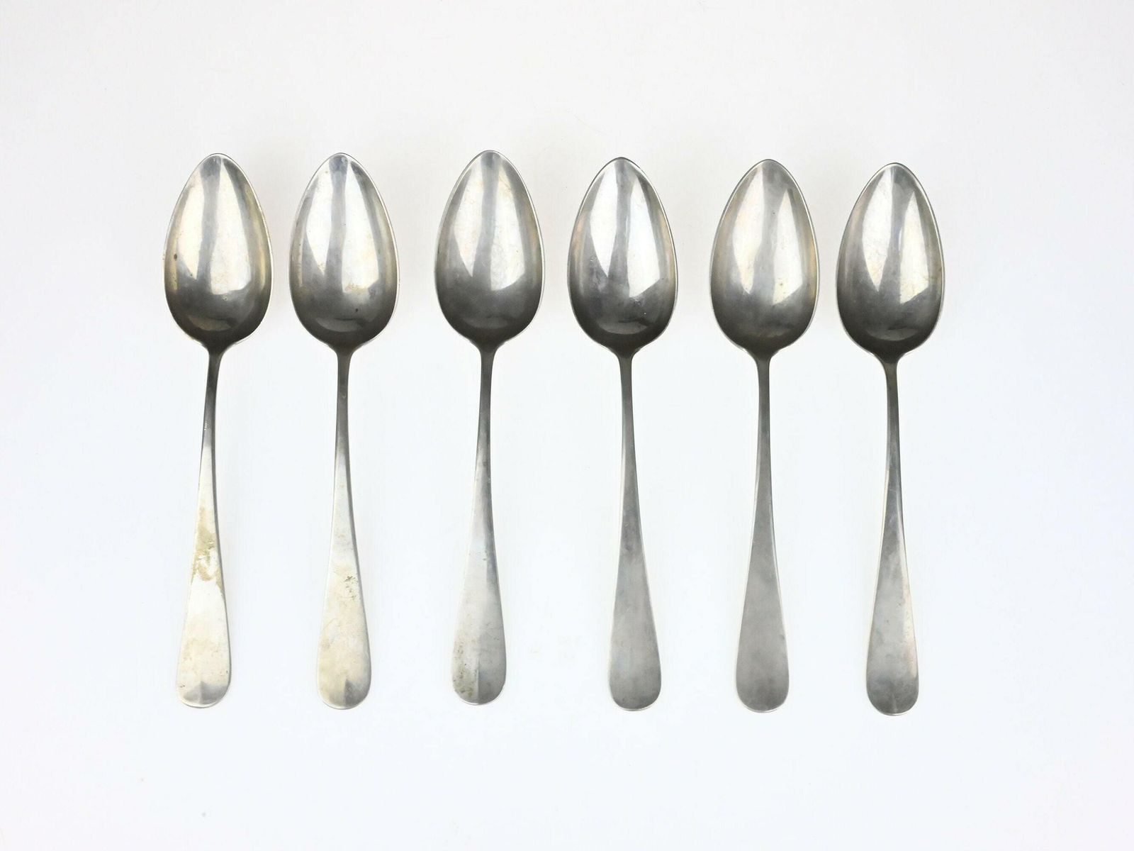 Antique Soup Spoon Set, Dining Collectibles, Antique Cutlery, Sandrik Spoon Set, Antique Spoon Set, 6 Spoon Set, Antique Collectibles photo for sale