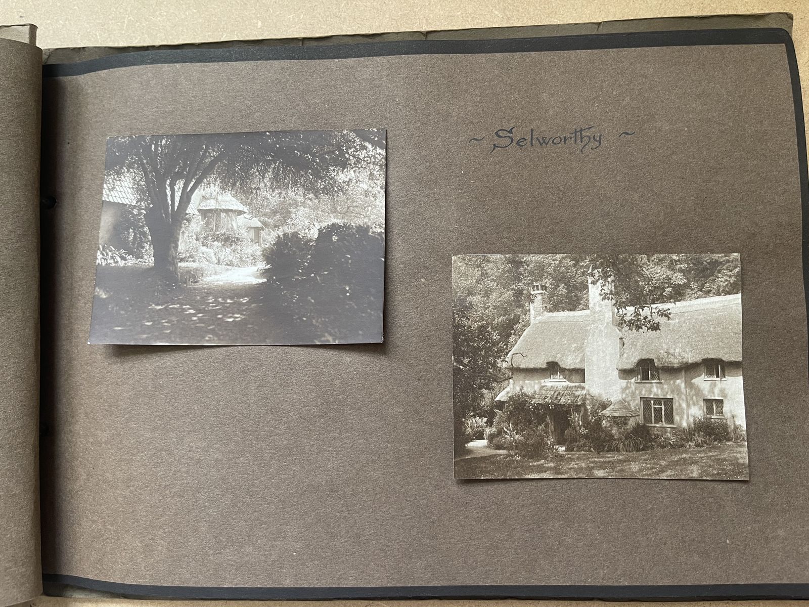 photo furniture Photo Album Titled 1926 Minehead & Cheddar