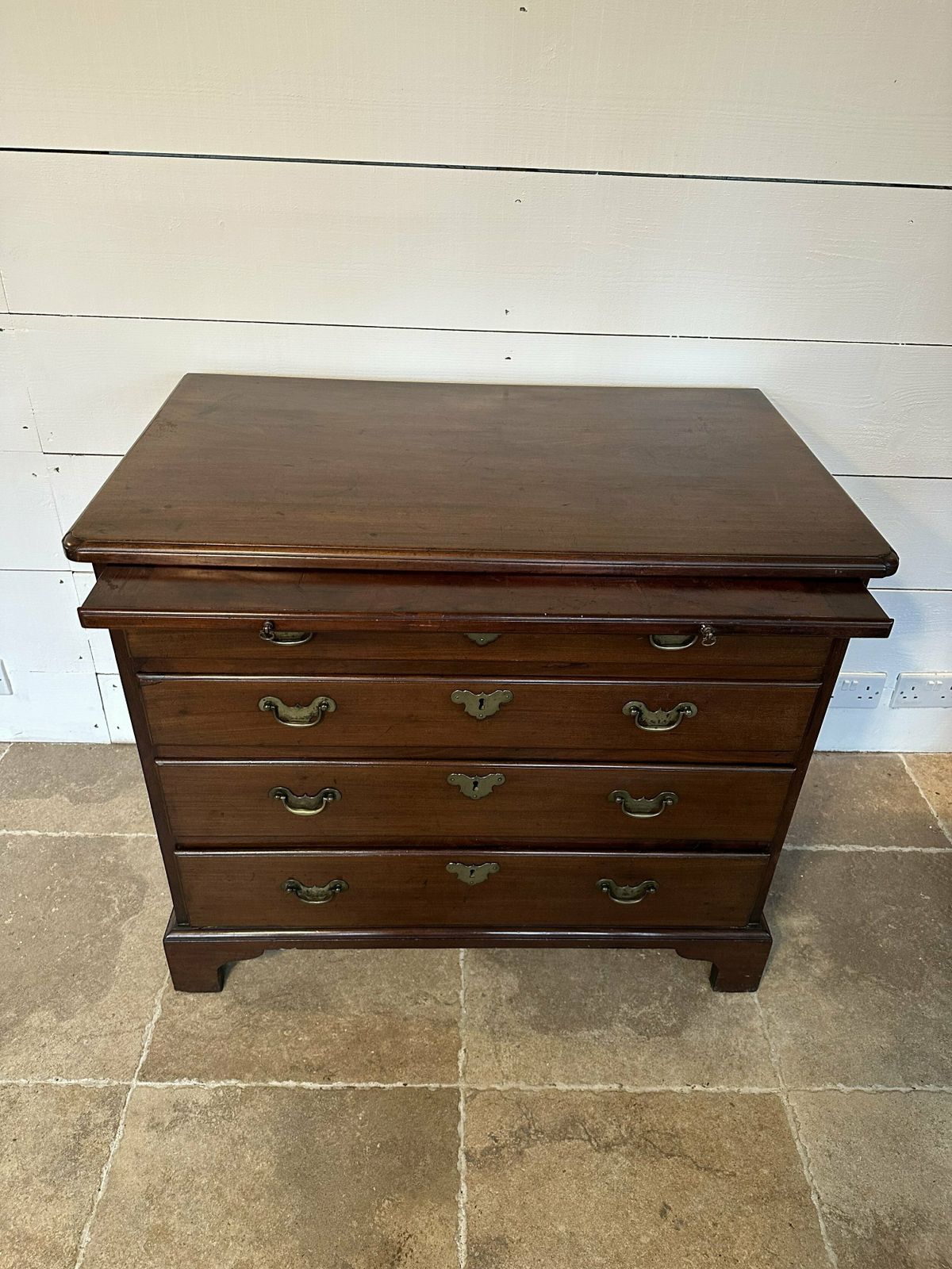 A Wonderful Mahogany Chest Of Drawers, English C1790s, Antique photo 1250.0