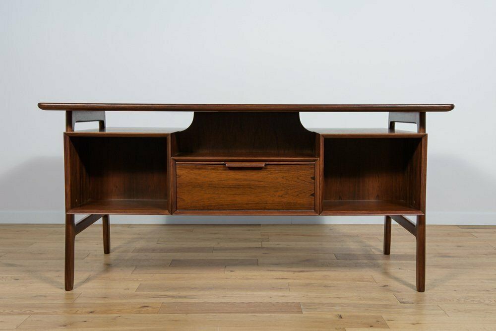 Mid Century Teak Model 75 Freestanding Desk From Omann Jun, Denmark, 1960s photo buy