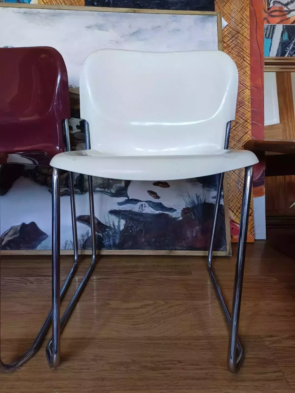 Six Mid Century Model Sm400k Chairs Designed By Gerd Lange West Germany 1980 photo 385.0
