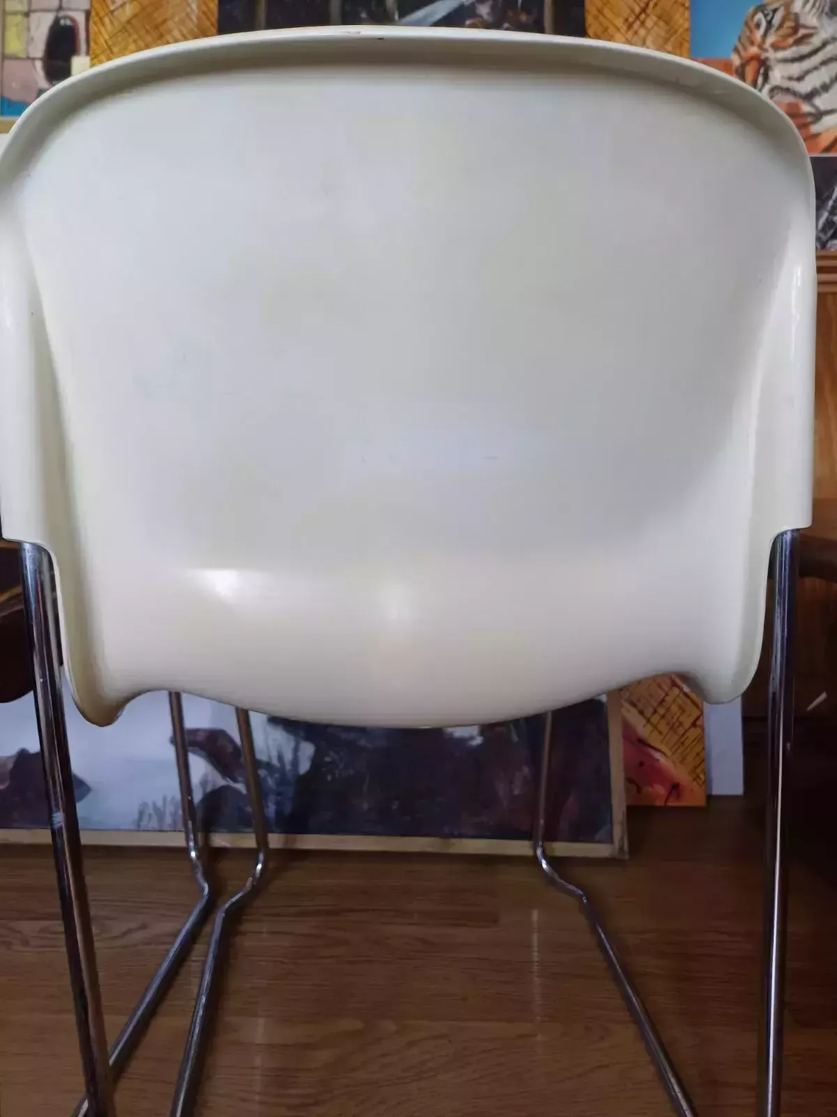 Furniture Six Mid Century Model Sm400k Chairs Designed By Gerd Lange West Germany 1980 photo