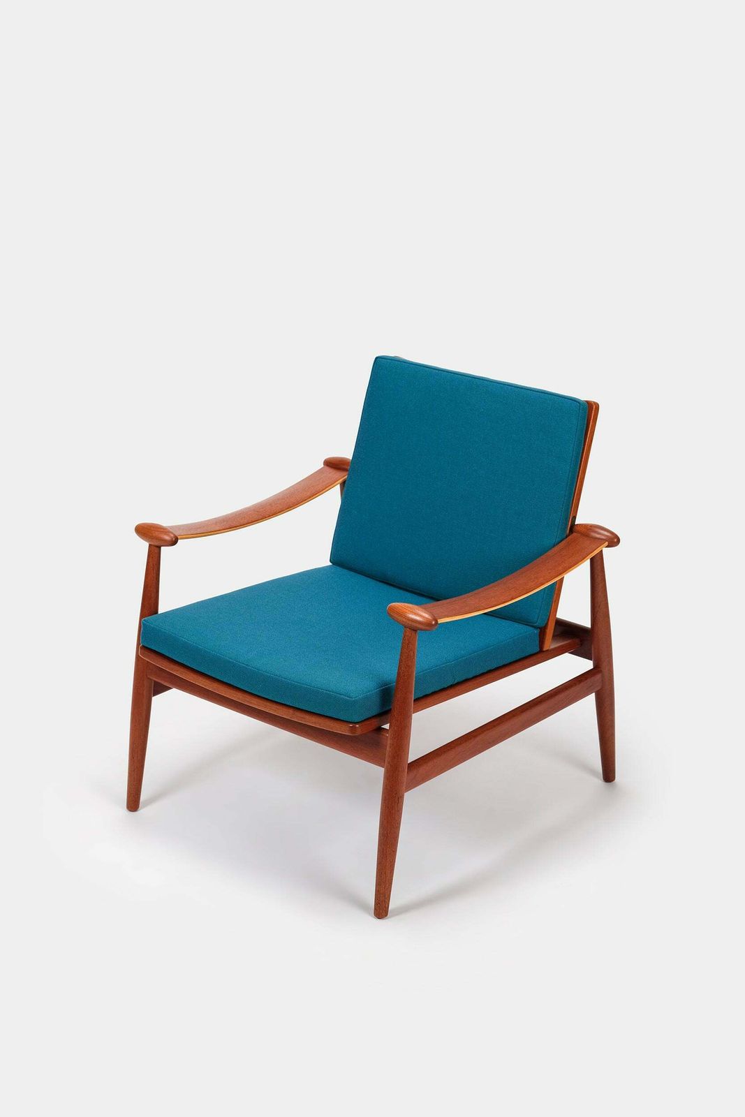 Finn Juhl, Pair Of "Spade" Armchairs, Denmark, 50s photo Furniture