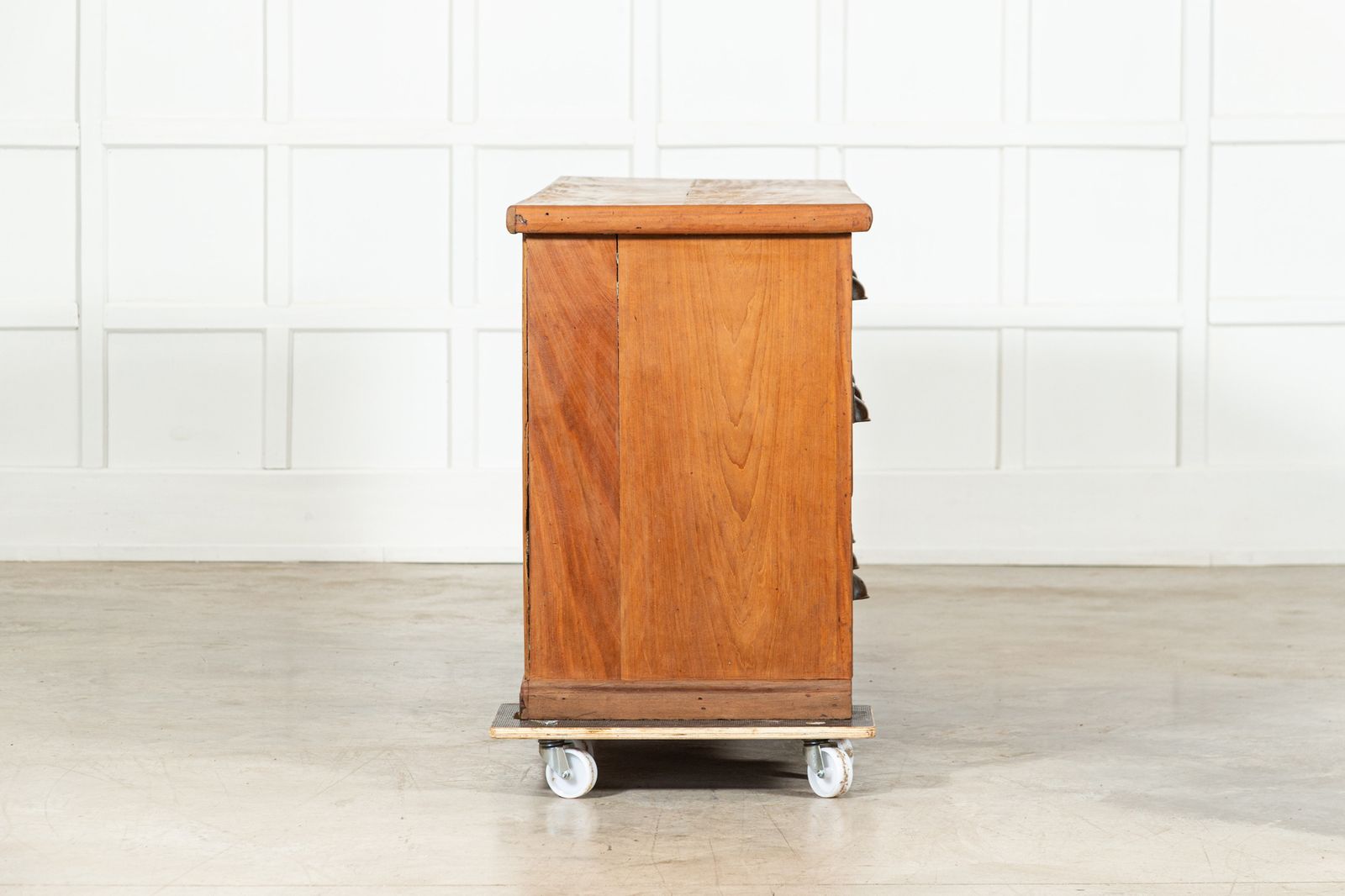 Large 19thc English Mahogany Bank Drawers photo buy