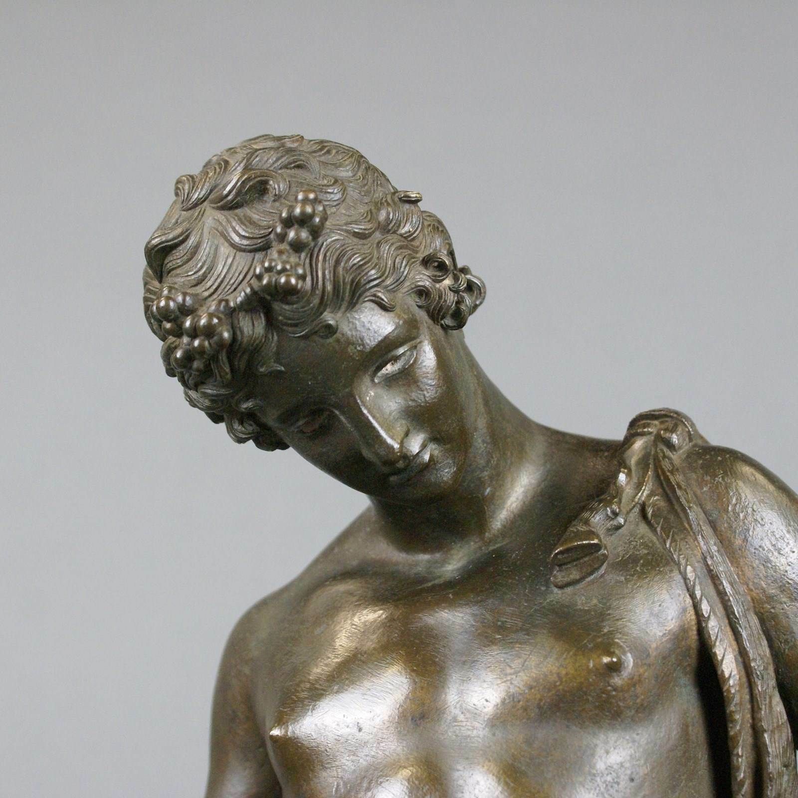 Bronze A Figure Of Bacchus Copied From Pompeian Original photo vinterior