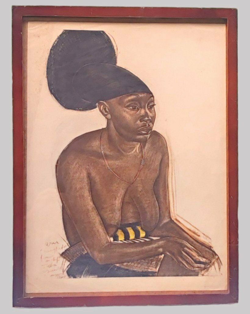 photo furniture Alexandre Iacovleff (1887 1938) Ourou La Mangbetu