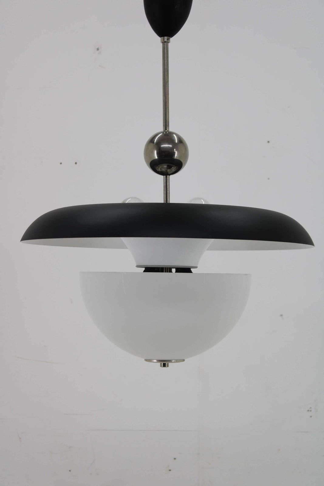 1930s Bauhaus Chandelier By Anyz, Czechoslovakia photo for sale
