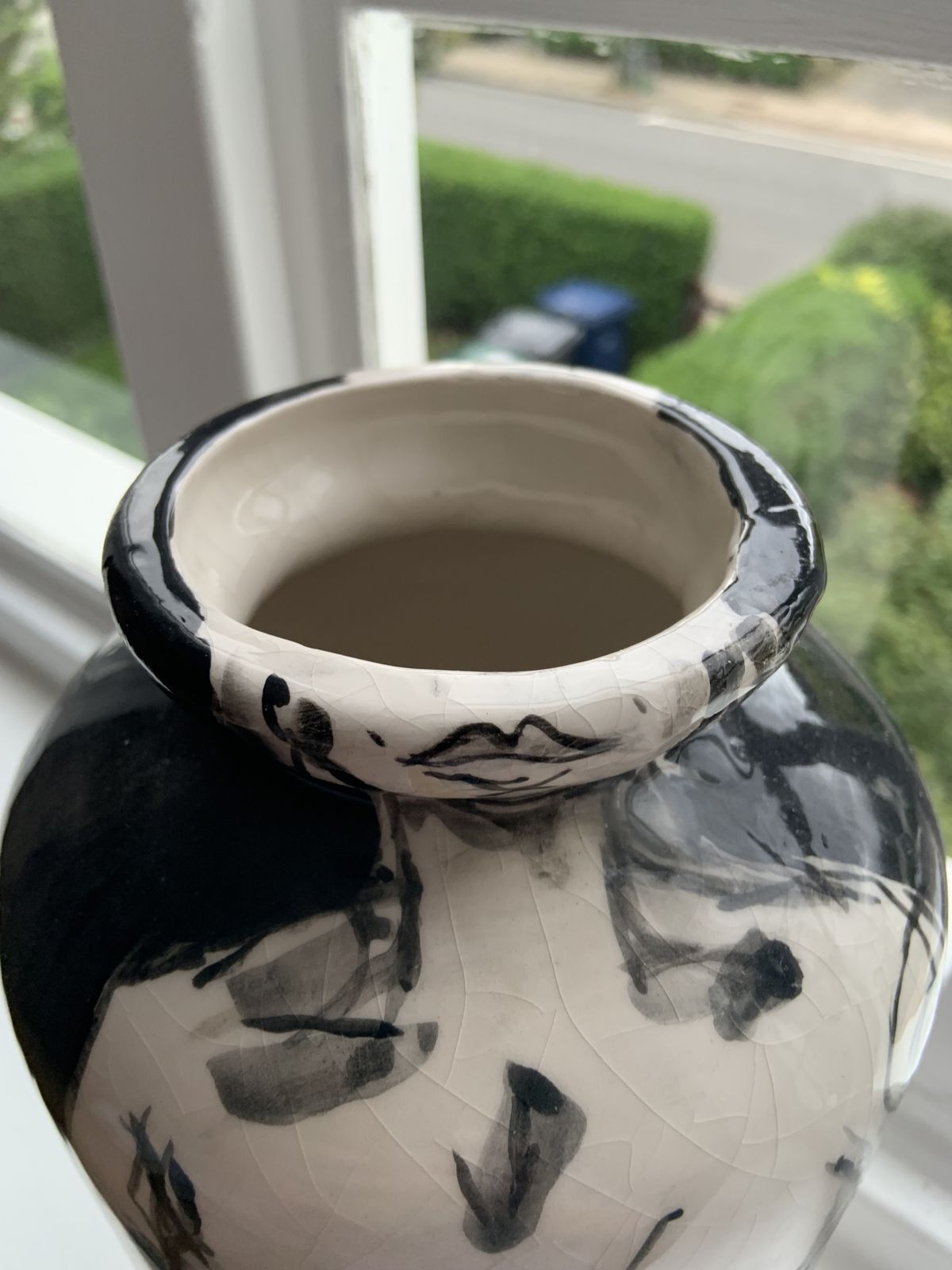 Fine Art Ceramic Vase 'Modesty Leaf 1' (Naked Vessels Range )Edition Numbered 5 With Authentication Created By Dave And Laura Froude, Folkstone, England photo buy