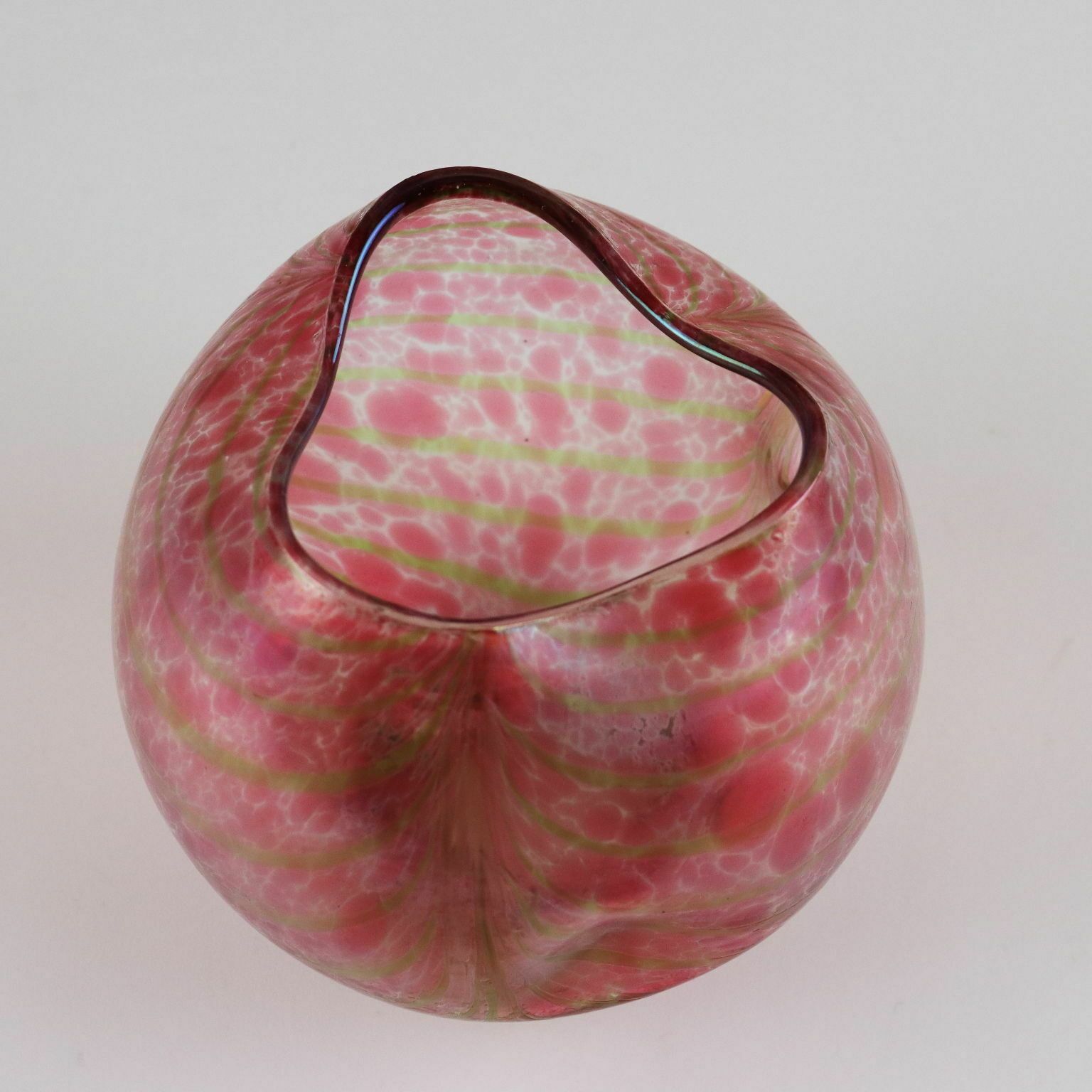 Antique Vase Loetz Style Glass Austria XX Century photo for sale