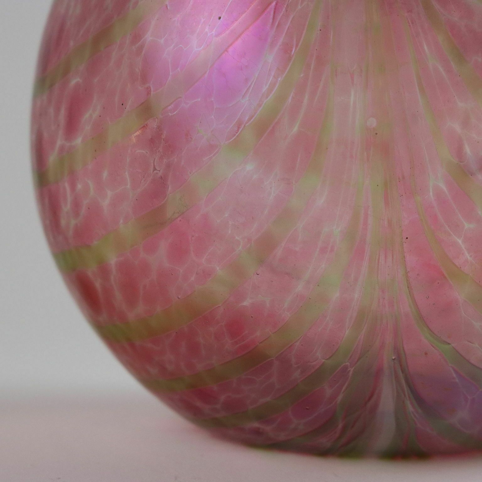 Antique Vase Loetz Style Glass Austria XX Century photo 380.0