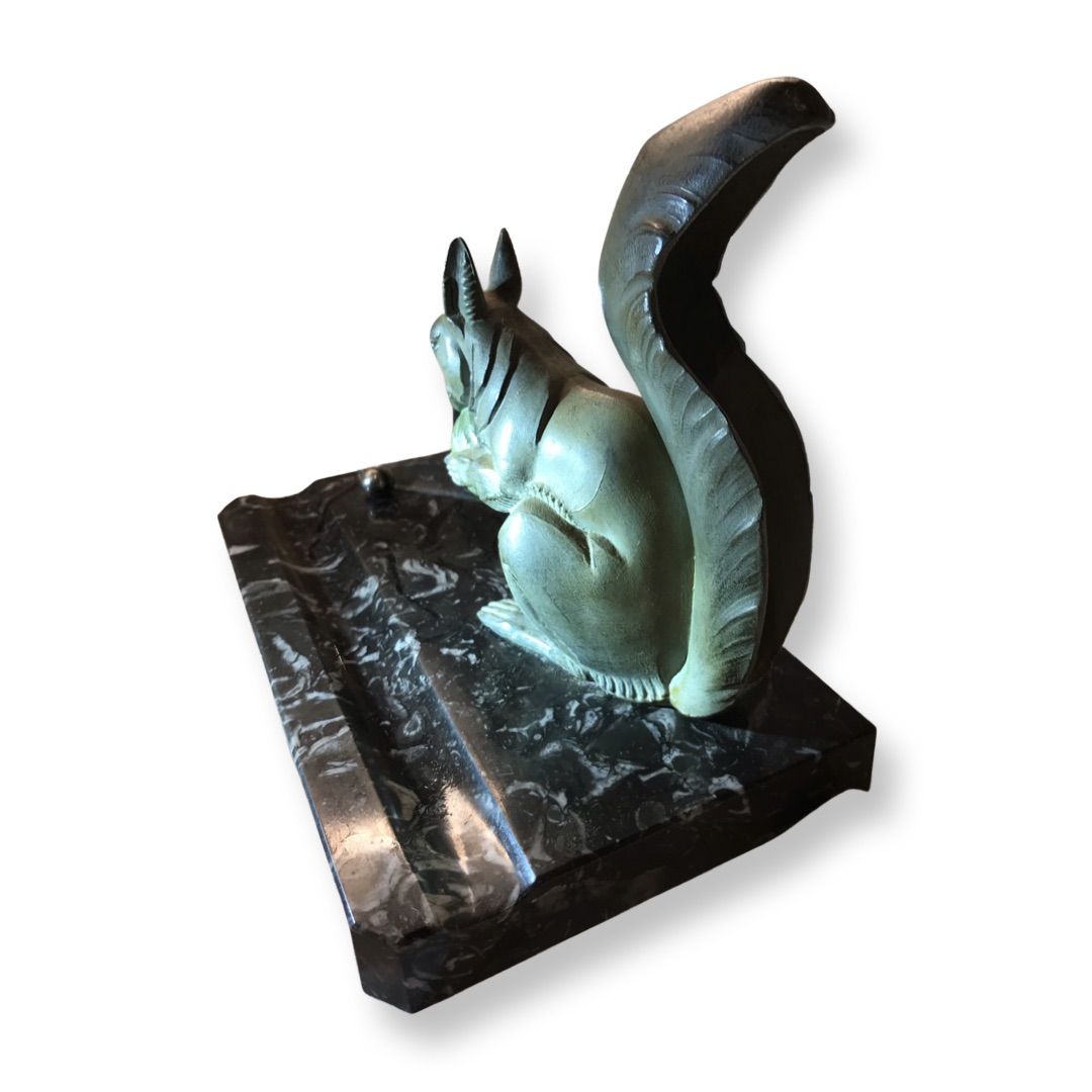 Art Deco Figural Picture Frame/Desk Tidy photo vintage