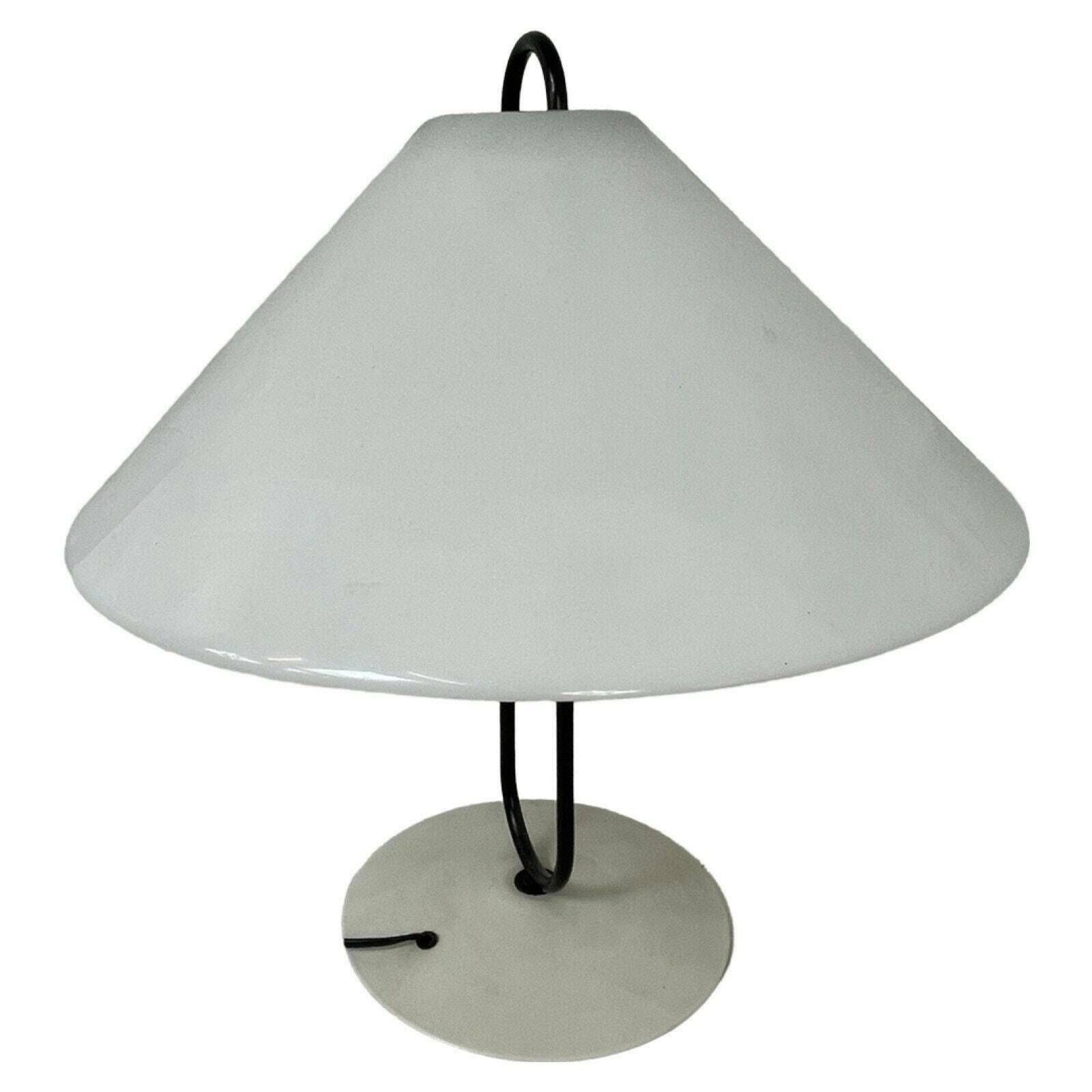 Pop Art / Space Age Design   Mushroom Lamp With White Plexi Shade And Metal Base photo vinterior