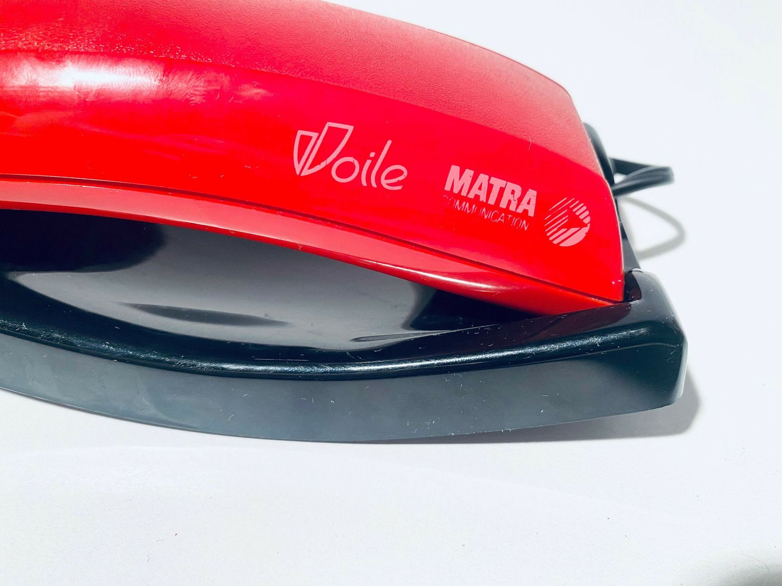 1980s Red Home Telephone Voile Matra / Vintage French Design photo buy