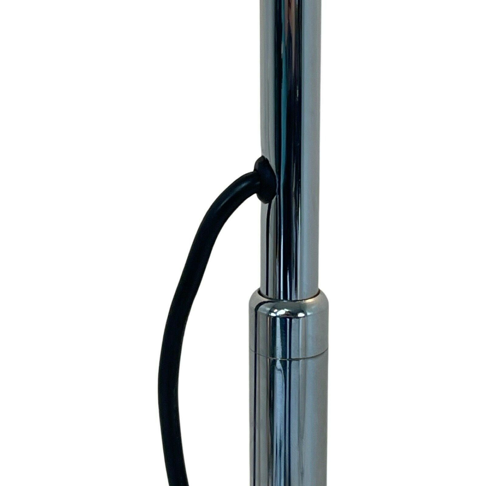 Bruno Gecchelin For Skipper And Pollux   Mezzaluna Floor Lamp   1970s   In Very Good Condition, Original And Marked   Marble Foot photo buy
