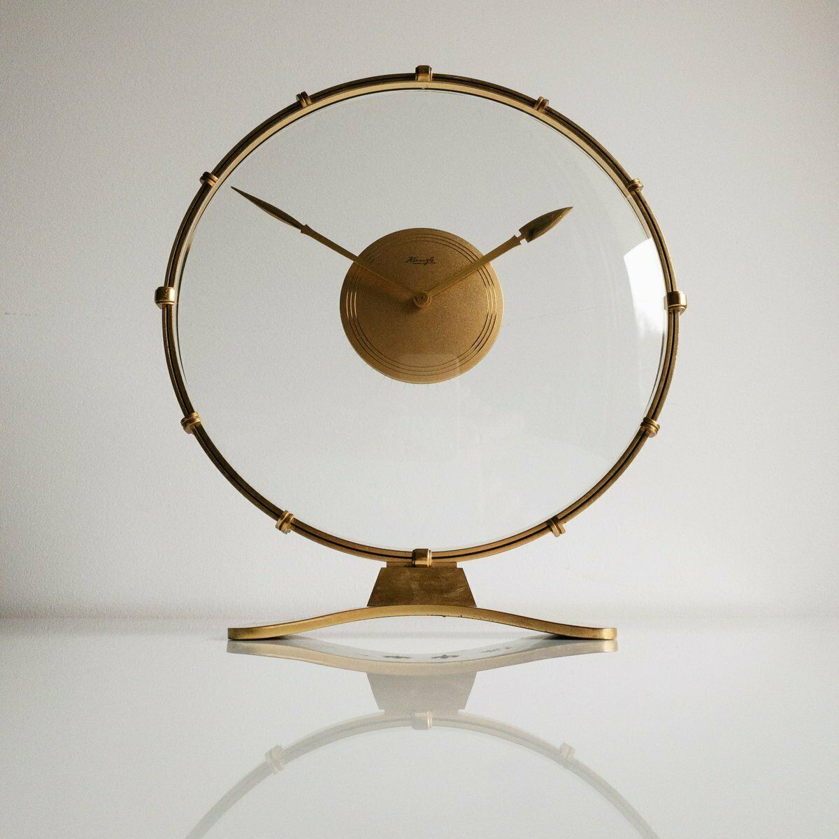 Art Deco Table Clock By Heinrich Möller For Kienzle International, 1930s