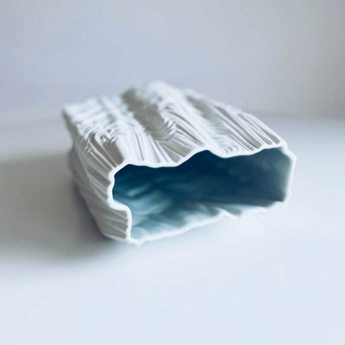 Vintage Wave Vase By Martin Freyer For Rosenthal Studio Line photo buy