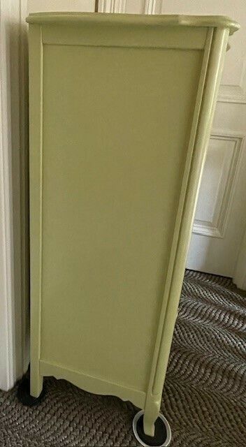 Vintage French Provincial Chest Of Drawers   Soft Green photo furniture