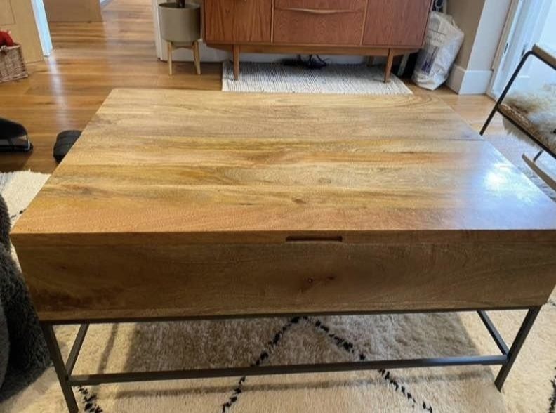 West Elm Industrial Pop Up Coffee Table photo 450.0