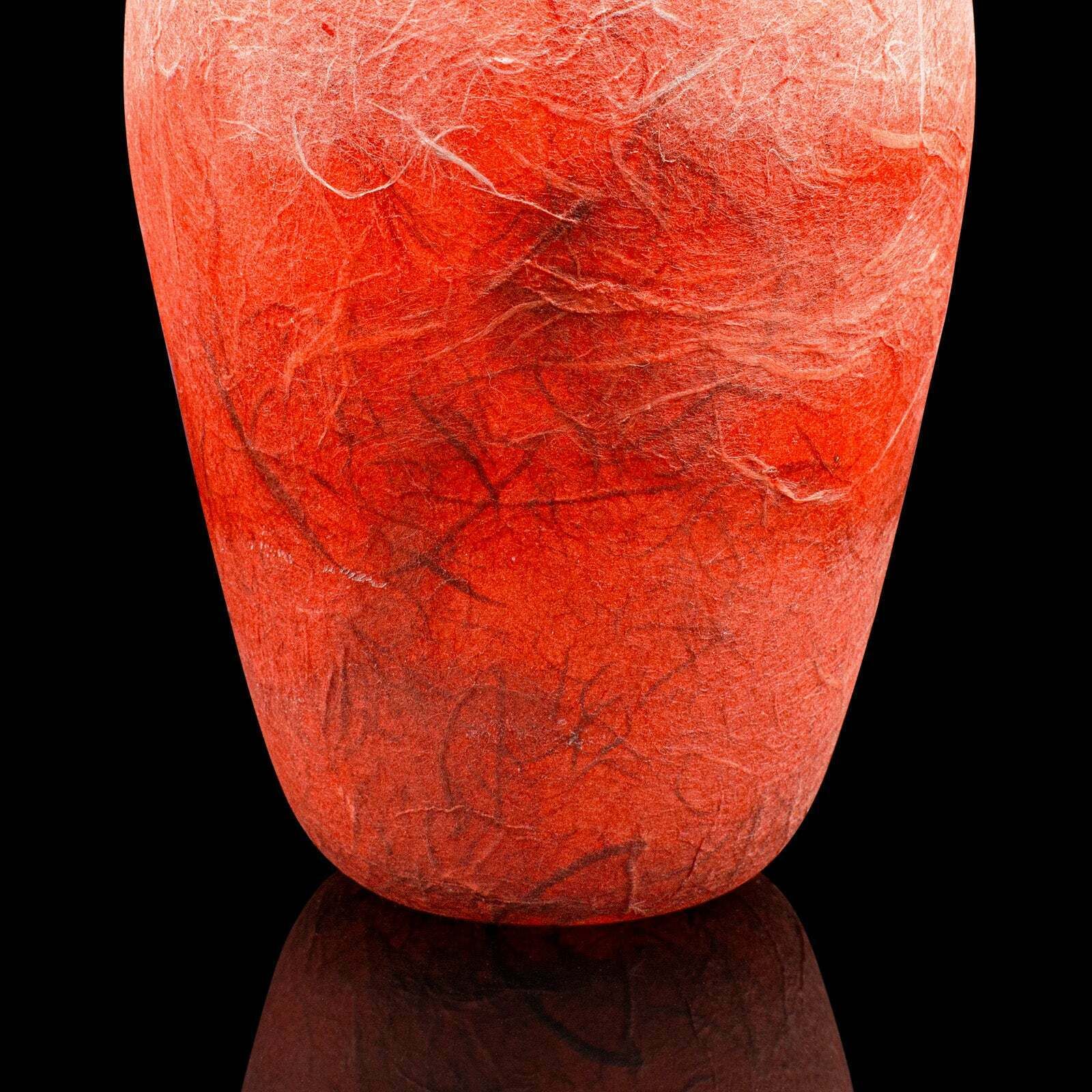 photo for sale Pair Of Contemporary Decorative Flower Vases, English, Art Glass, Posy Sleeve