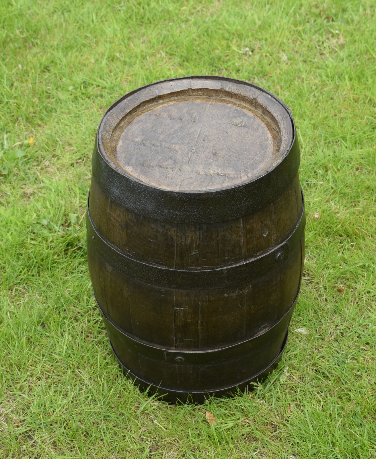 Georgian Oak Rum Barrell, 1800s photo for sale