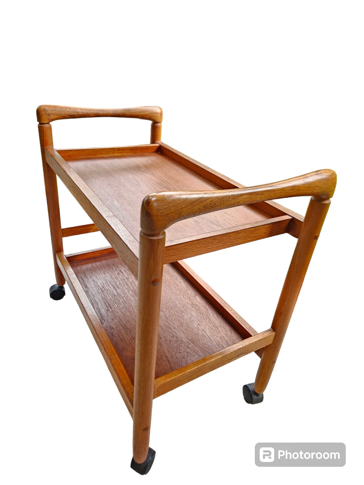 Beautiful Danish Drylund Drinks Trolley   Midcentury 1960's Teak   True Danish Design Mcm Mid Century photo furniture