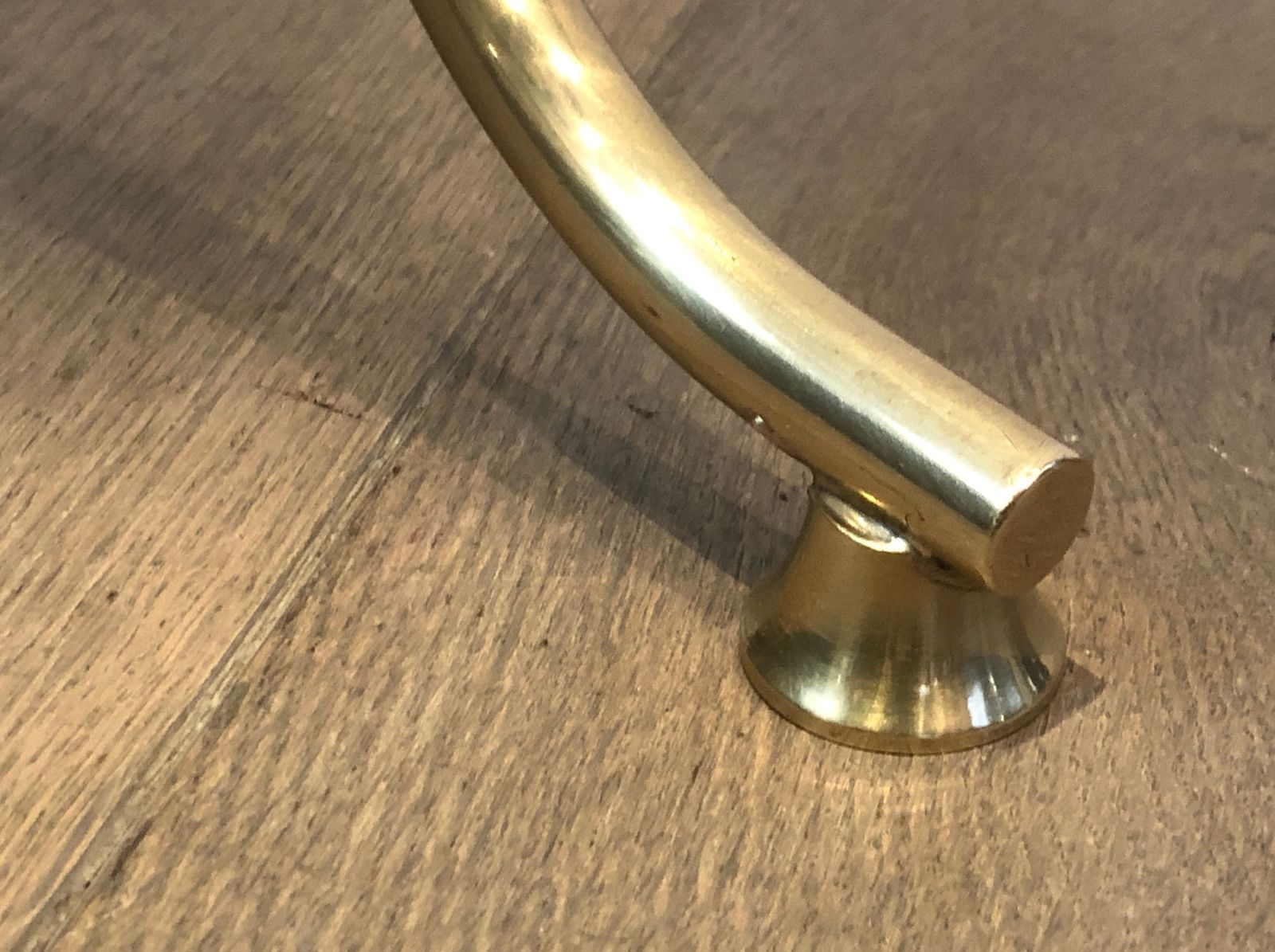 Lighting Brass Parquet Floor Lamp In The Taste Of Maison Jansen photo