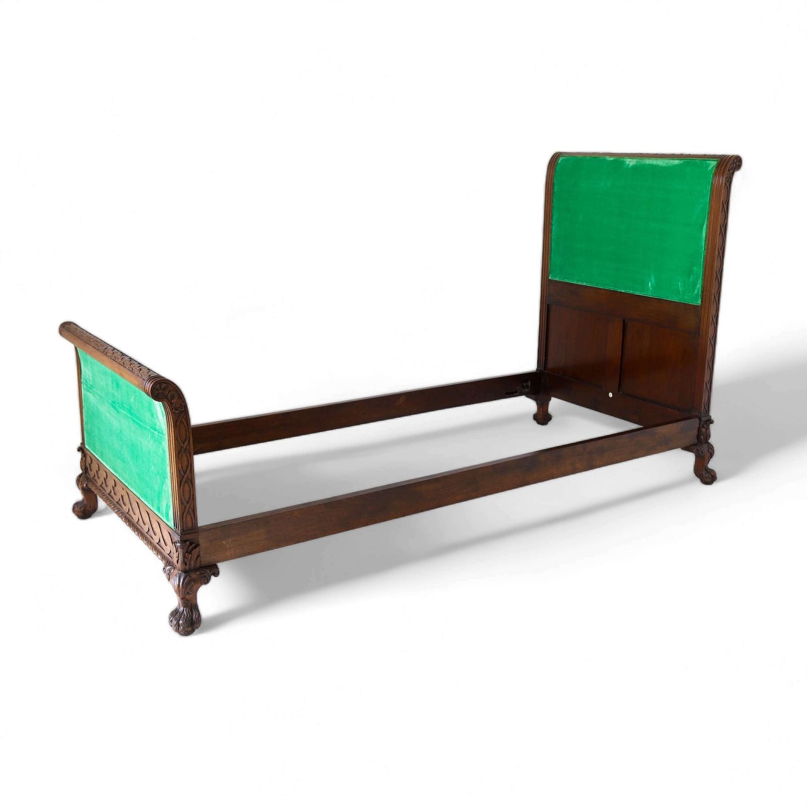 C 1900 Pair Of Heal's Of London Mahogany Bedframes   All Original photo for sale