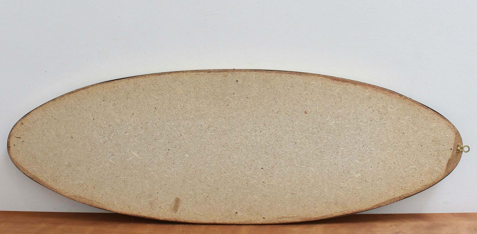 photo vinterior Vintage Italian Wall Mirror With Brass Frame (Circa 1960s)   Large
