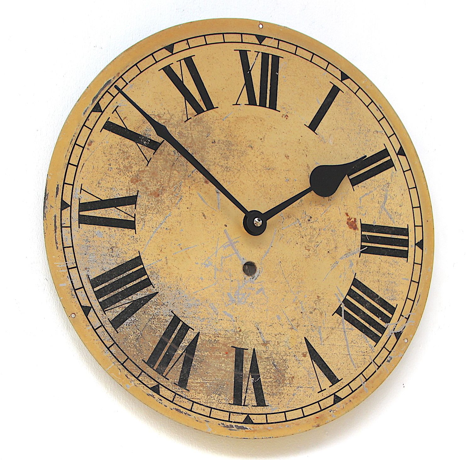 Early 20th Century Original Waiting Room Type Wall Clock Dial. Fully Guaranteed photo vintage
