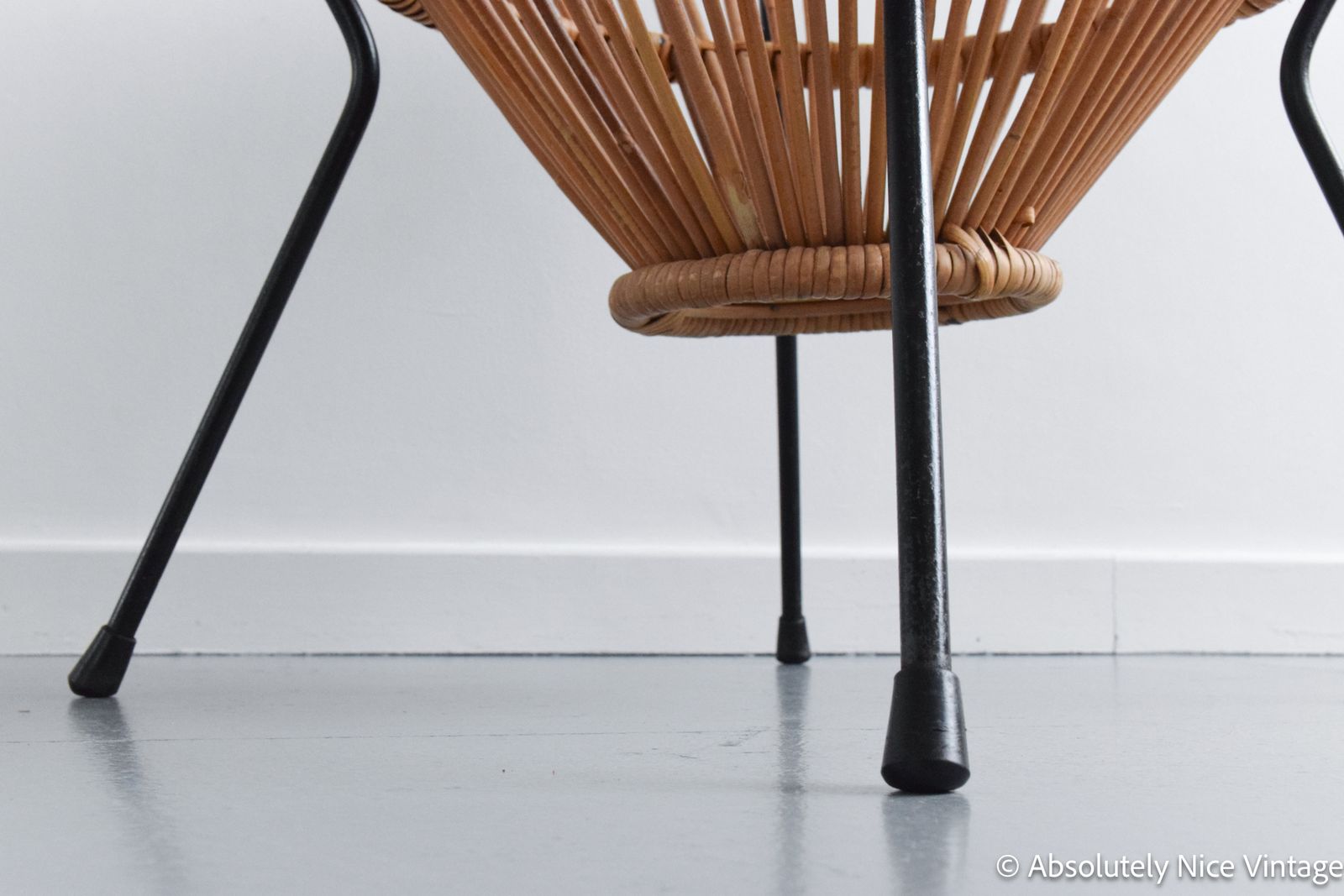 Vintage Italian Bamboo Coffee Table By Franco Albini photo furniture