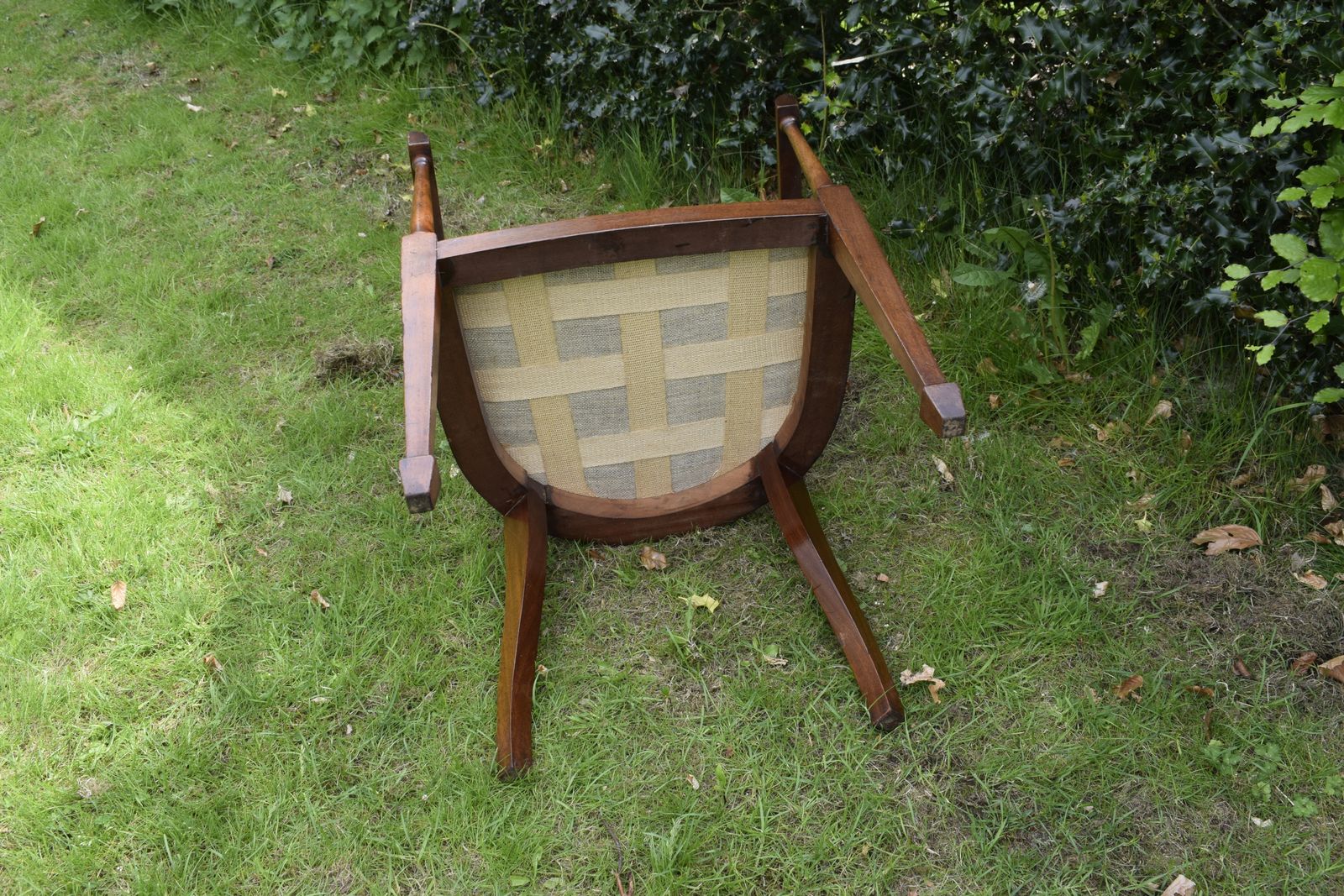 photo vinterior Victorian Inlaid Tub Chair, 1800s