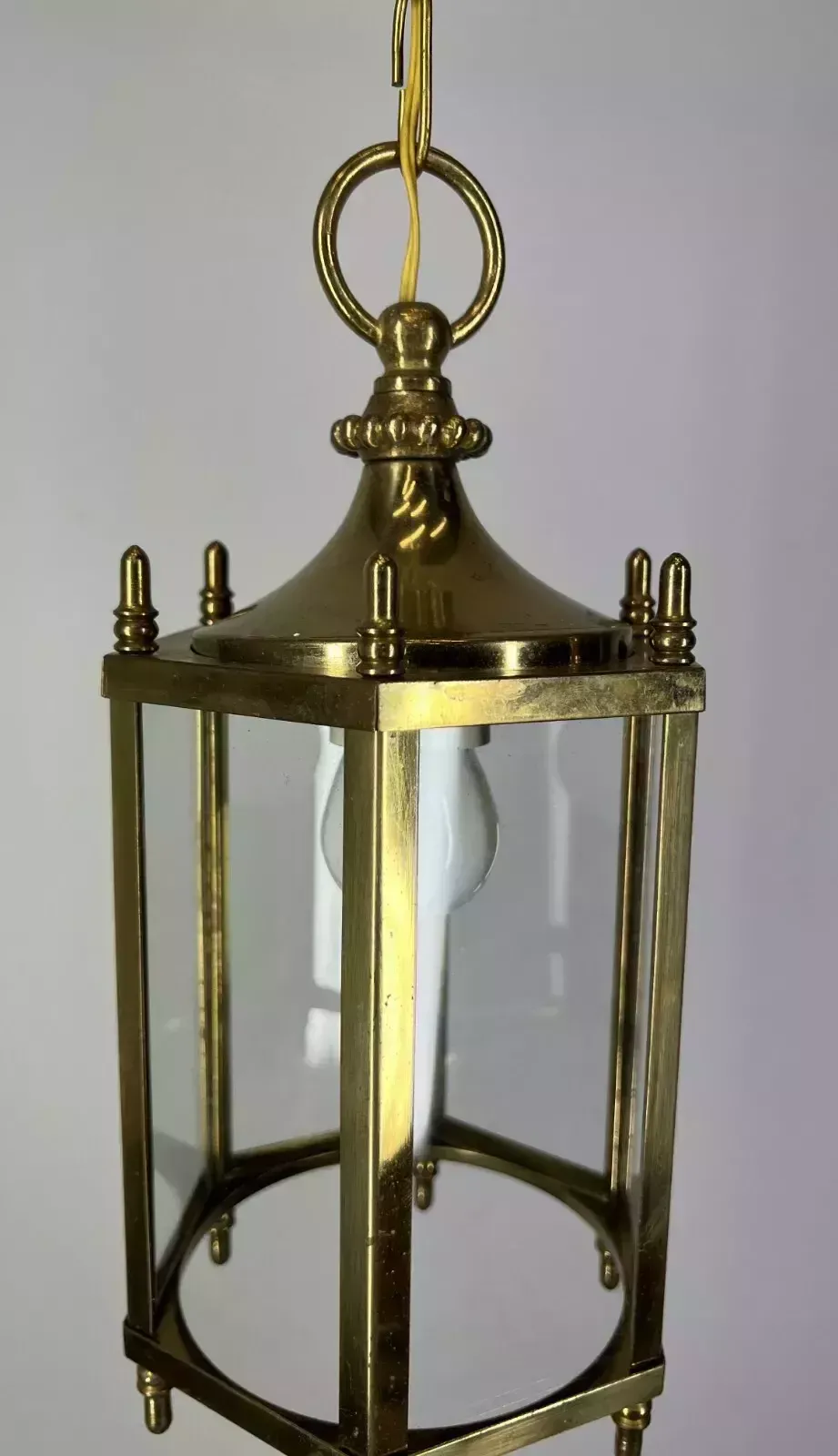 Stunning Ceiling Lamp Made Of Brass Pendant Chandelier photo buy