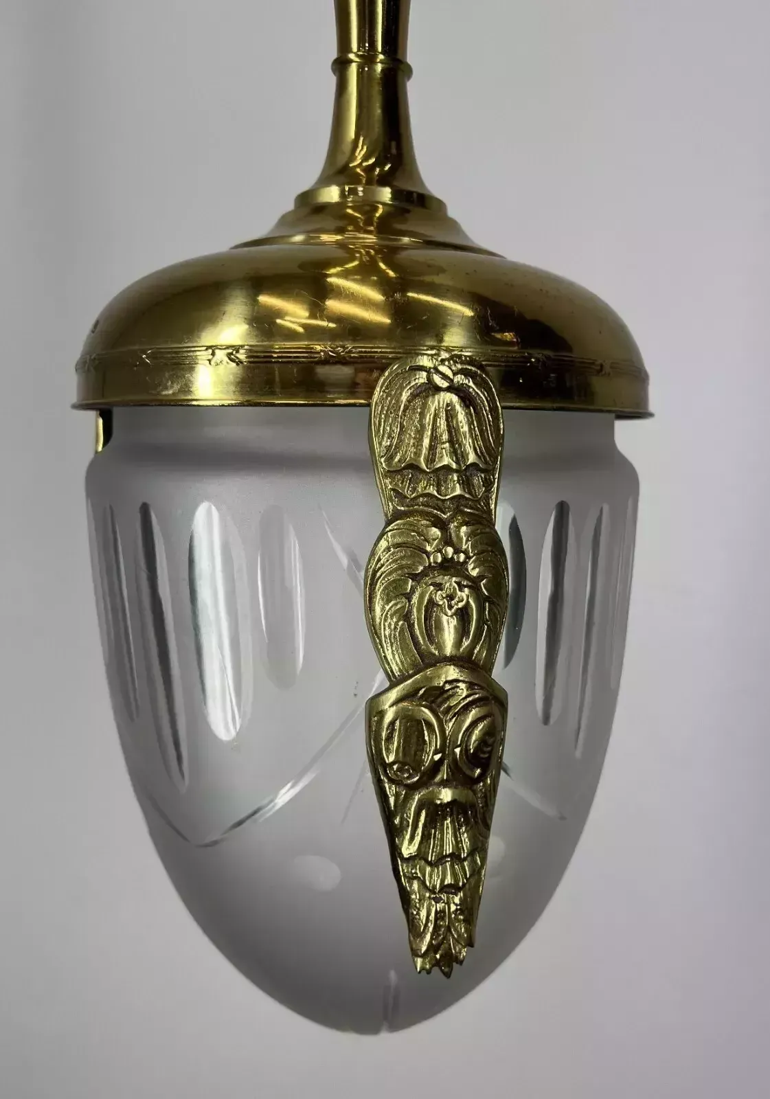 Stunning Ceiling Lamp Made Of Brass Pendant Chandelier photo Lighting