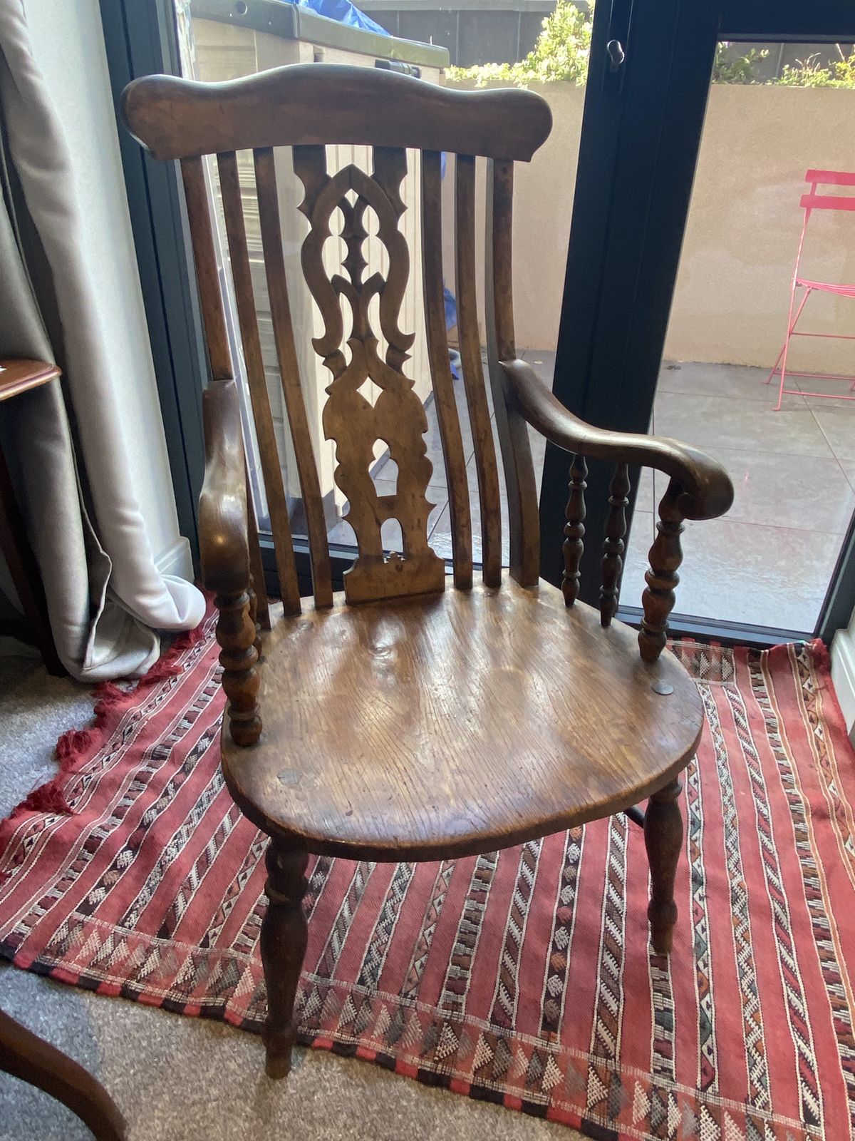 Farmhouse Wooden Chair photo Furniture