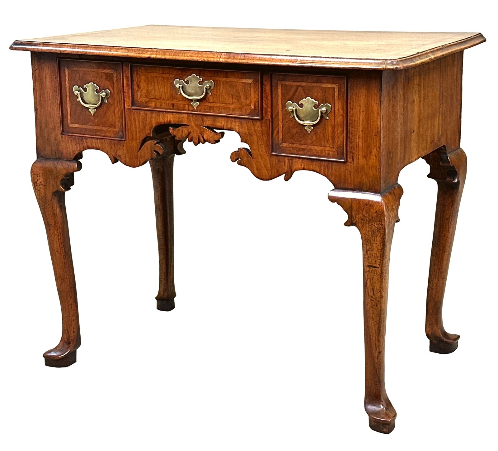 Early 18th Century Georgian Walnut Lowboy (England, Circa 1730)