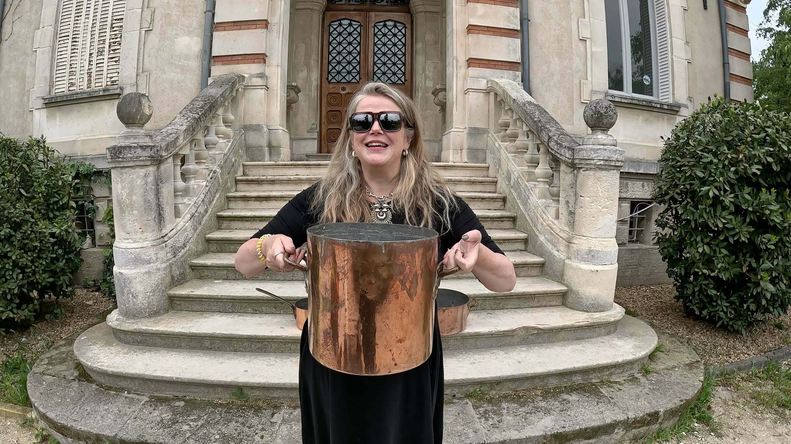 Chateau Copper Stock Pot | Very Heavy Gauge | Original French Antique photo furniture