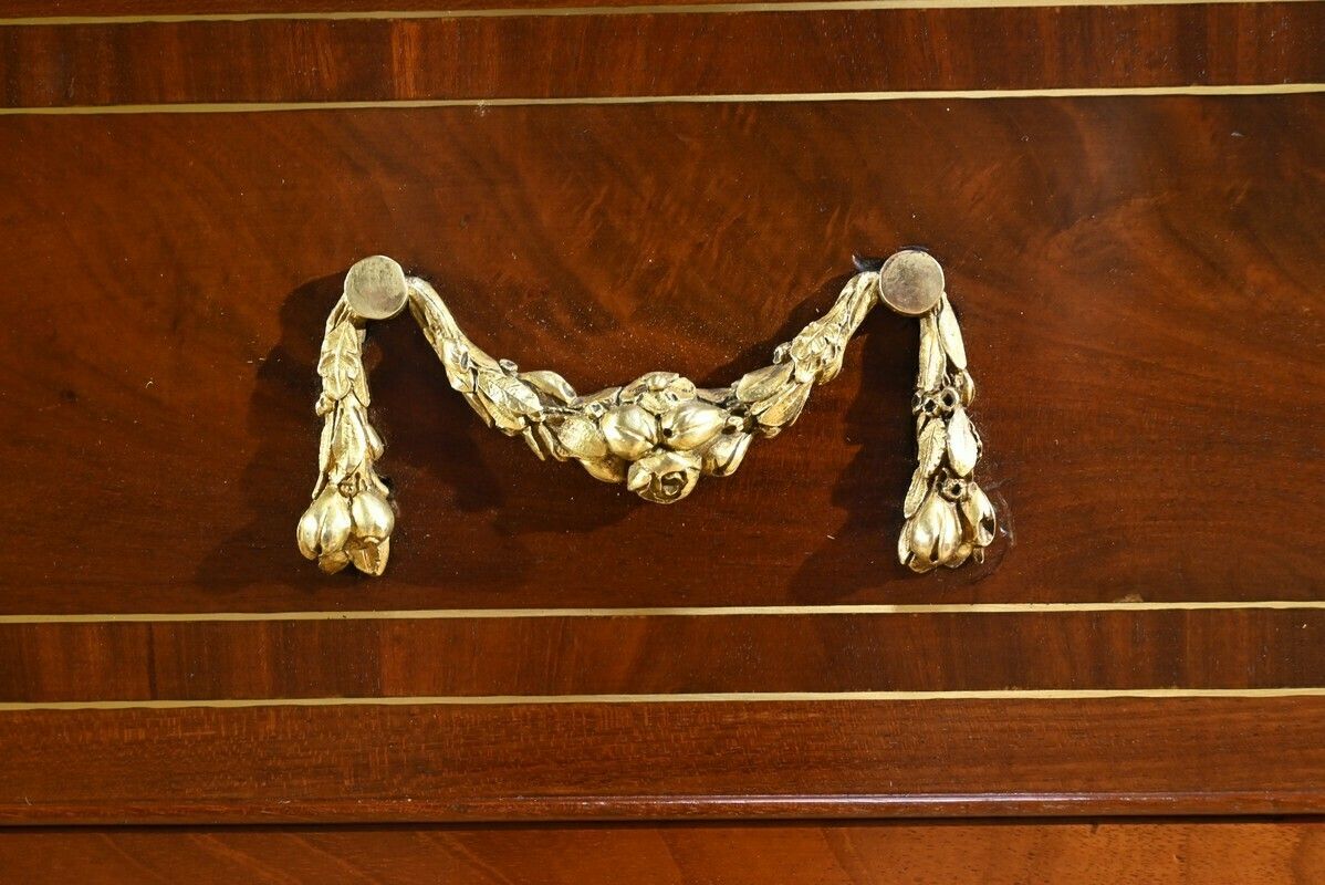 Furniture Rare Mahogany Commode, Louis XVI Period – 2nd Part 18th photo
