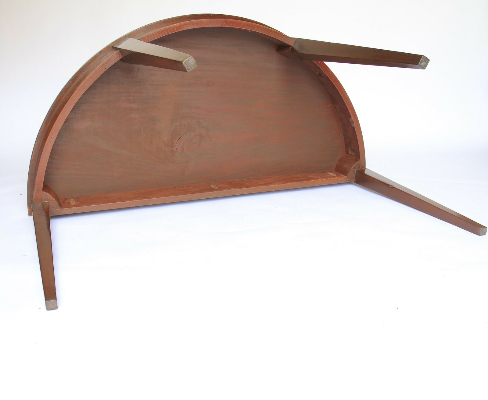 Pair Georgian Mahogany  Demi Lune Console Tables photo 1250.0