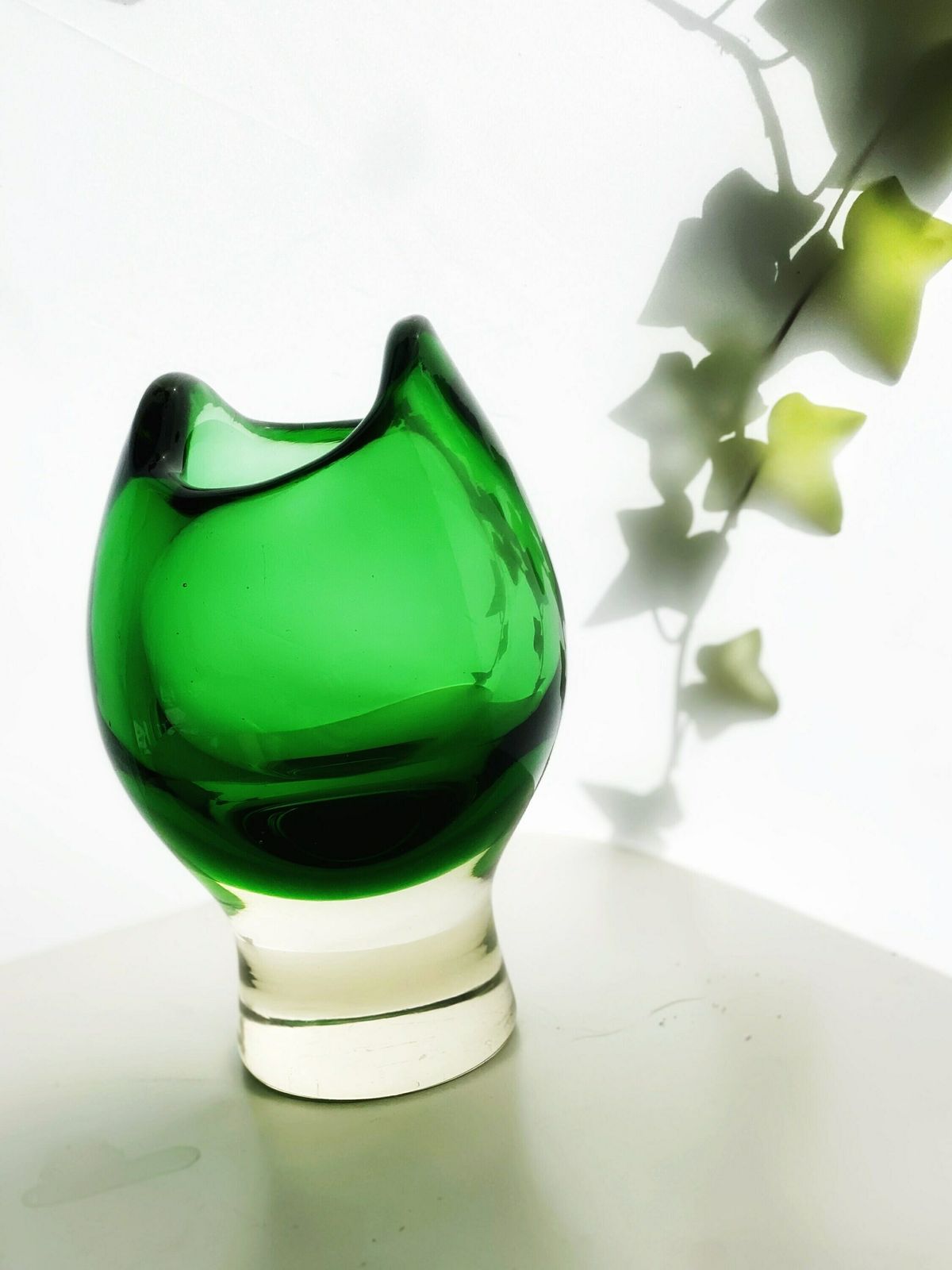 Midcentury Modern Czech Glass Designed By Milan Metelák For Harrachov
