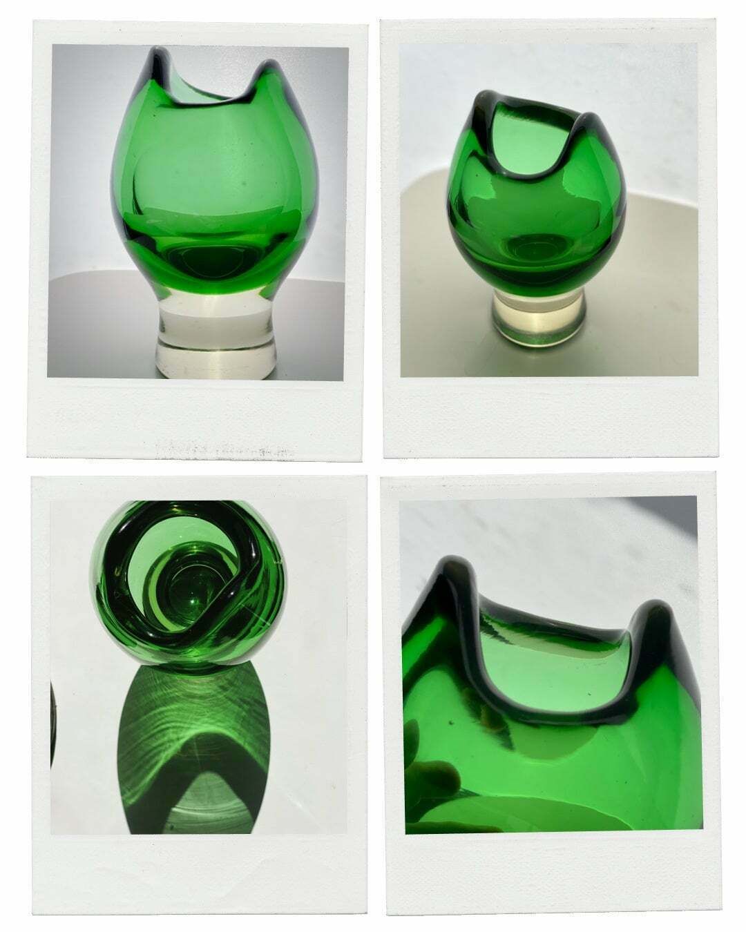 Midcentury Modern Czech Glass Designed By Milan Metelák For Harrachov photo vintage