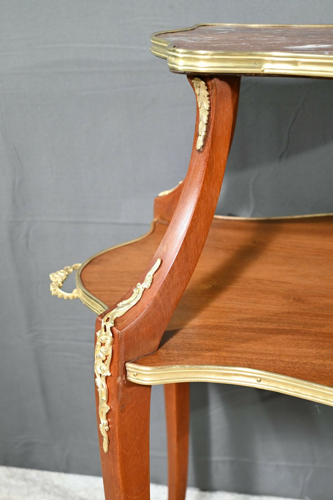 photo for sale Mahogany Tea Table, Napoleon III Style – Late 19th Century